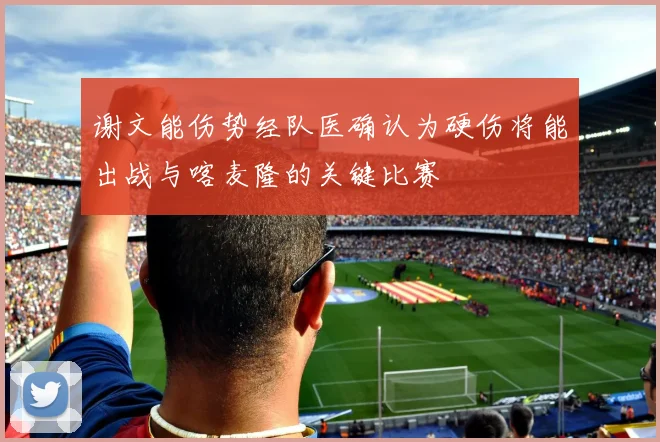 谢文能伤势经队医确认为硬伤将能出战与喀麦隆的关键比赛